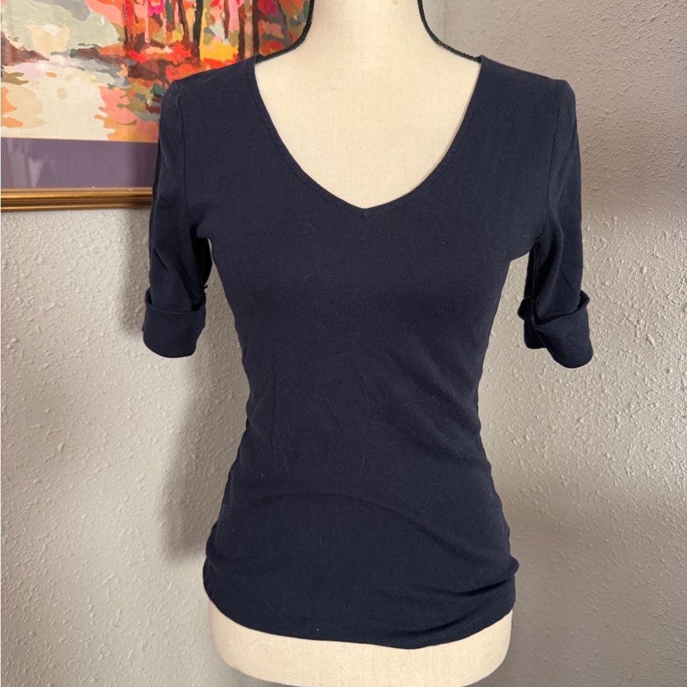 Ralph Lauren Navy Short Sleeve Top